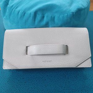 Matt & Nat White Clutch Bag